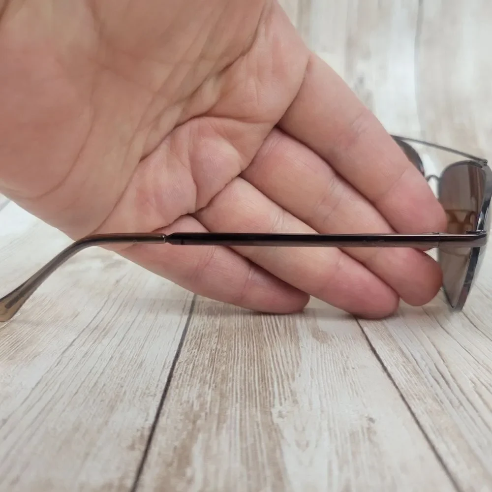 Stauer Flyboy Brown Aviator Sunglasses UV 400